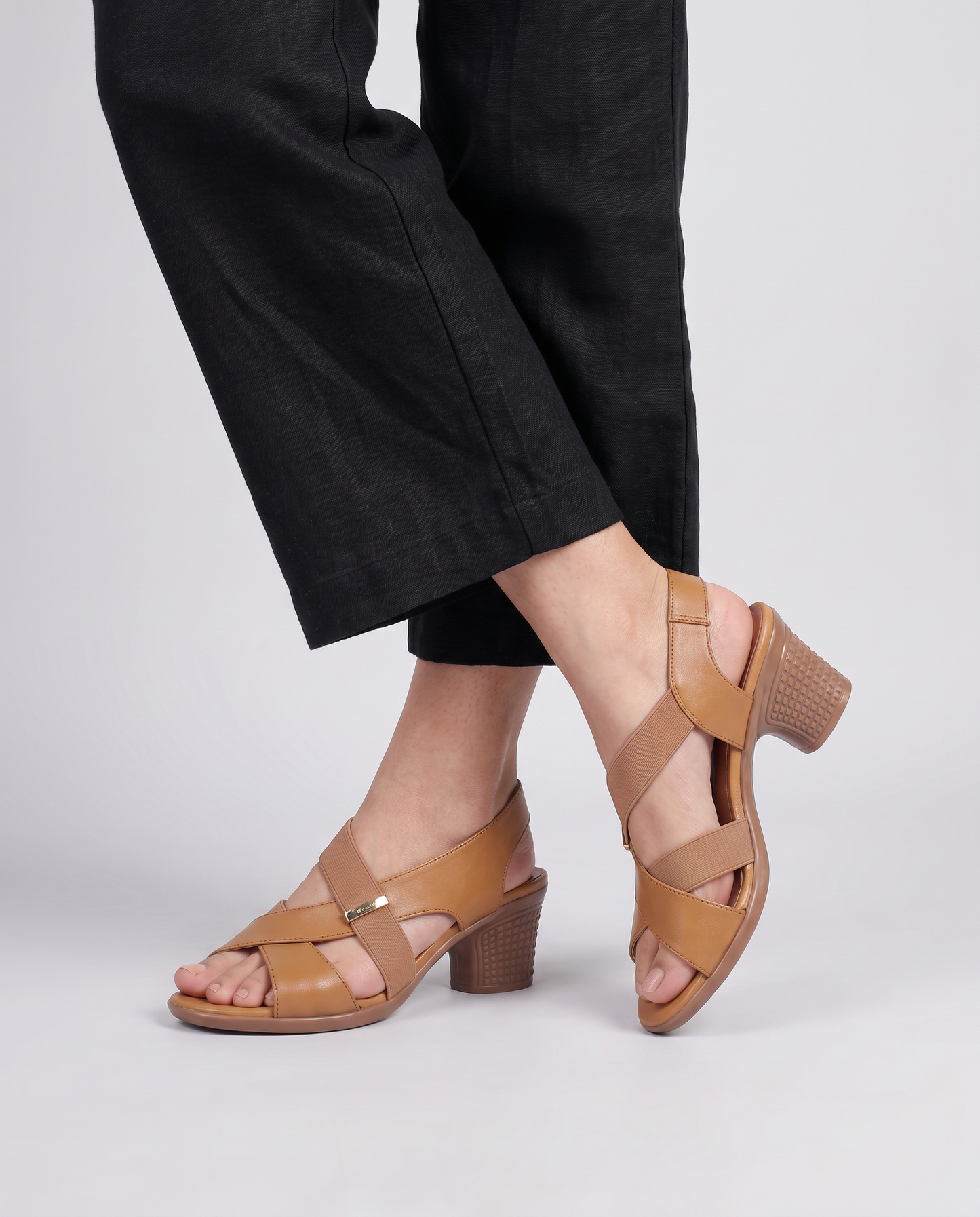 Virelle | Sandales Femme À Talon Bloc Ouvertes