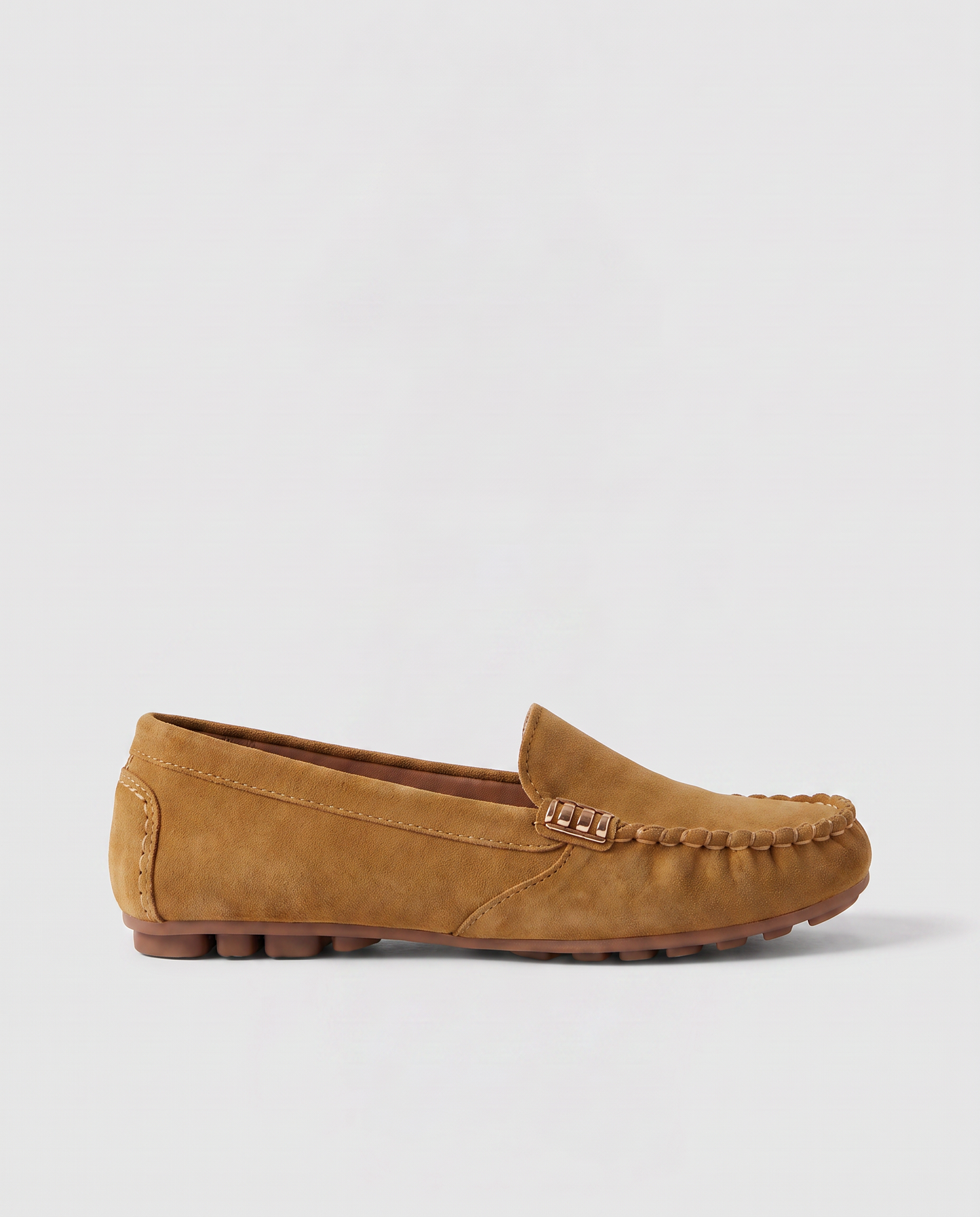 Virelle | Mocassins Femme À Enfiler Avec Détail Métallique