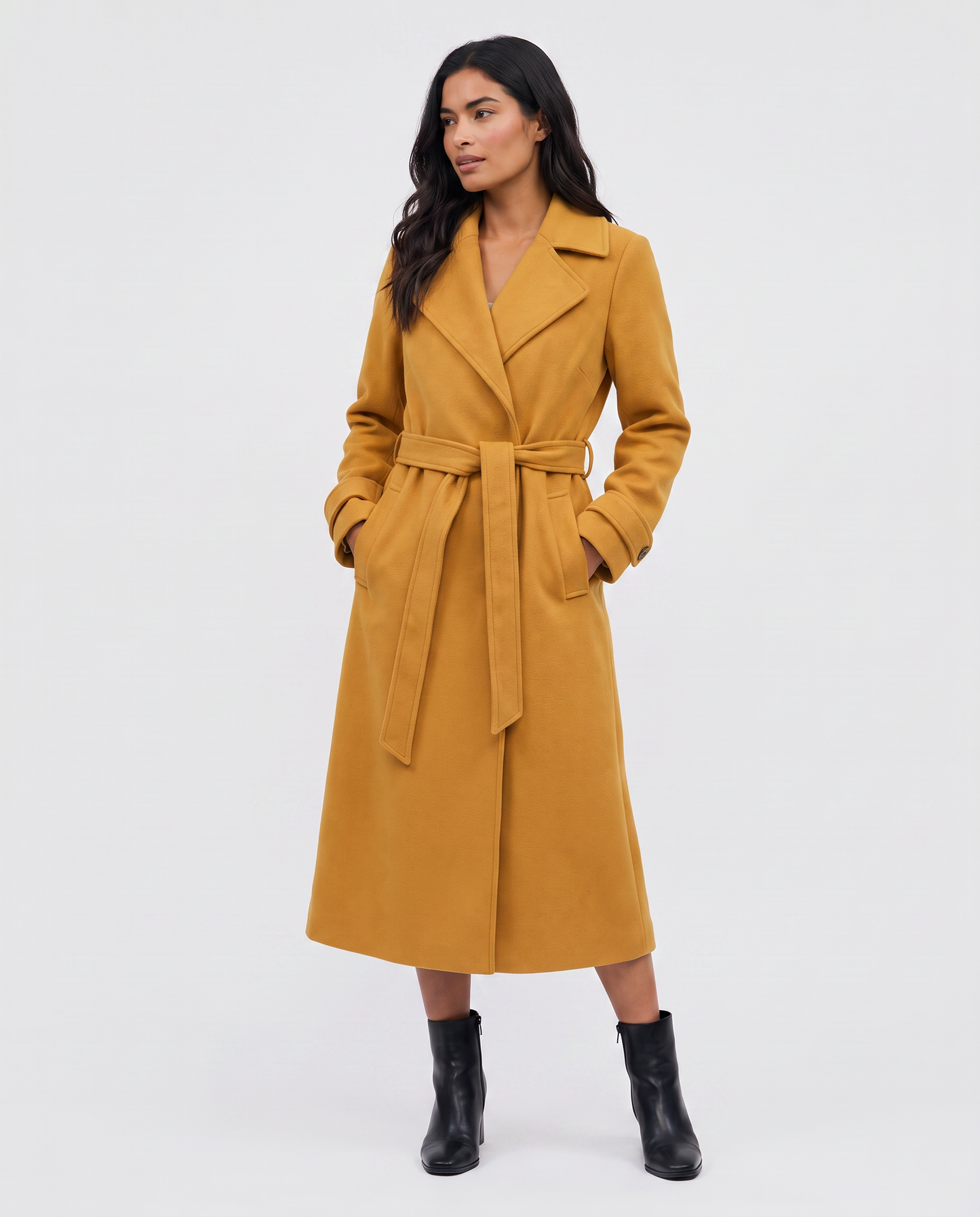 Virelle | Manteau Long Ceinturé Femme