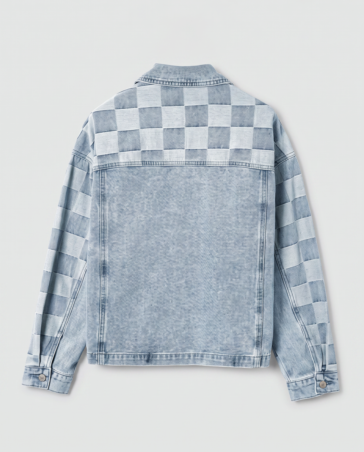Virelle | Veste Femme en Jean à Carreaux