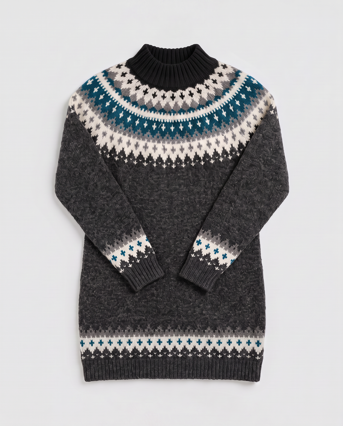 Virelle | Pull Long Femme à Motif Nordique