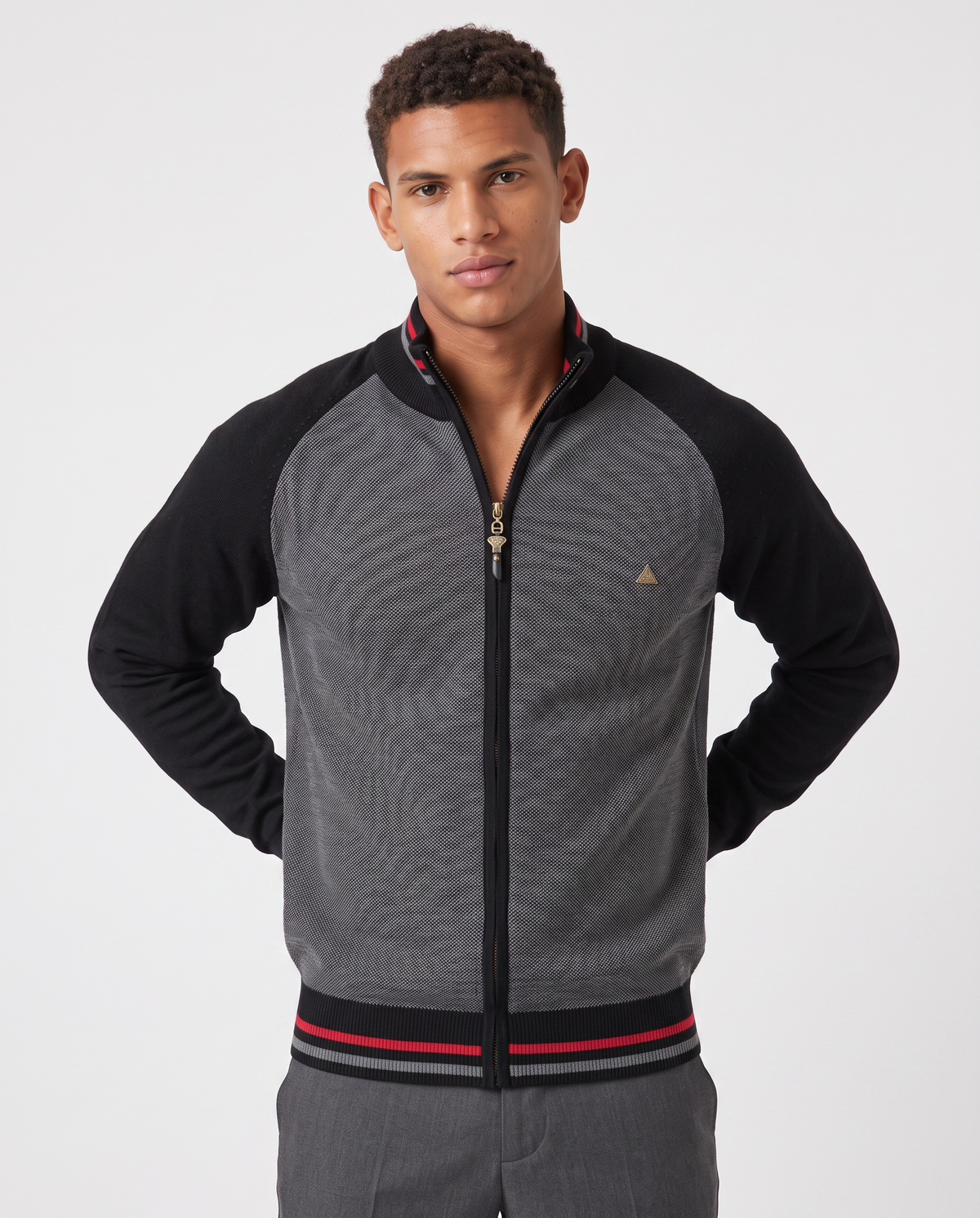 Virelle | Cardigan Homme Zippé en Coton