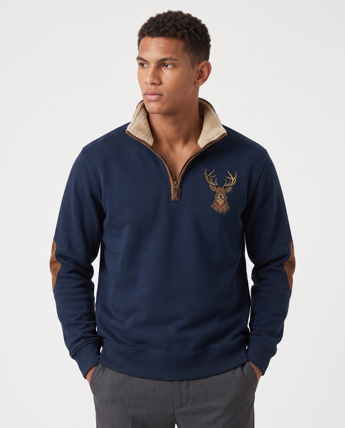 Virelle | Pull Homme Outdoor à Col Montant