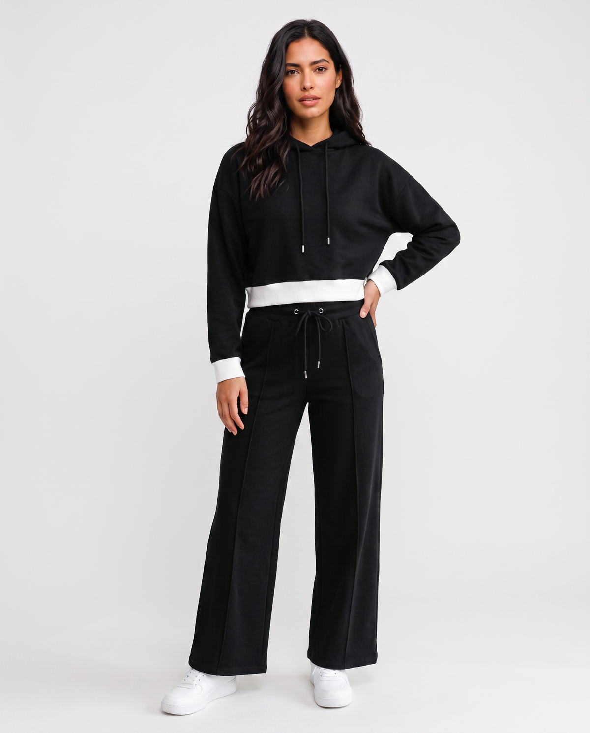 Virelle | Ensemble Femme à Capuche et Pantalon Large