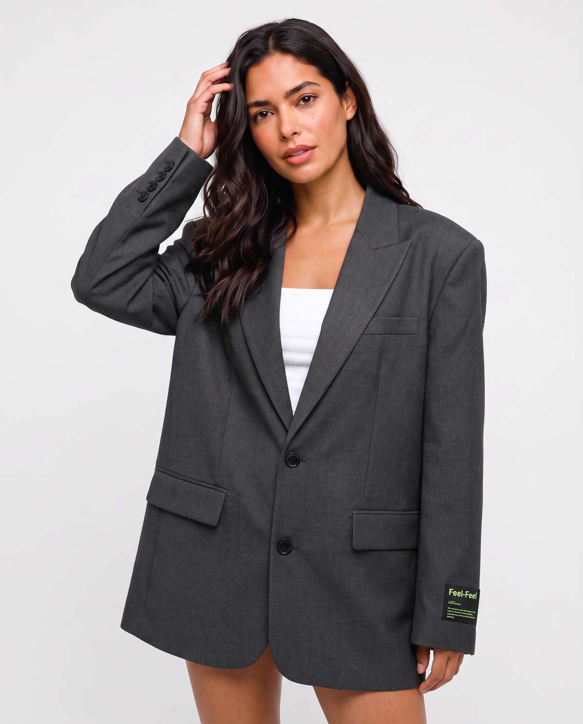 Virelle | Blazer Oversize Femme Boutonné