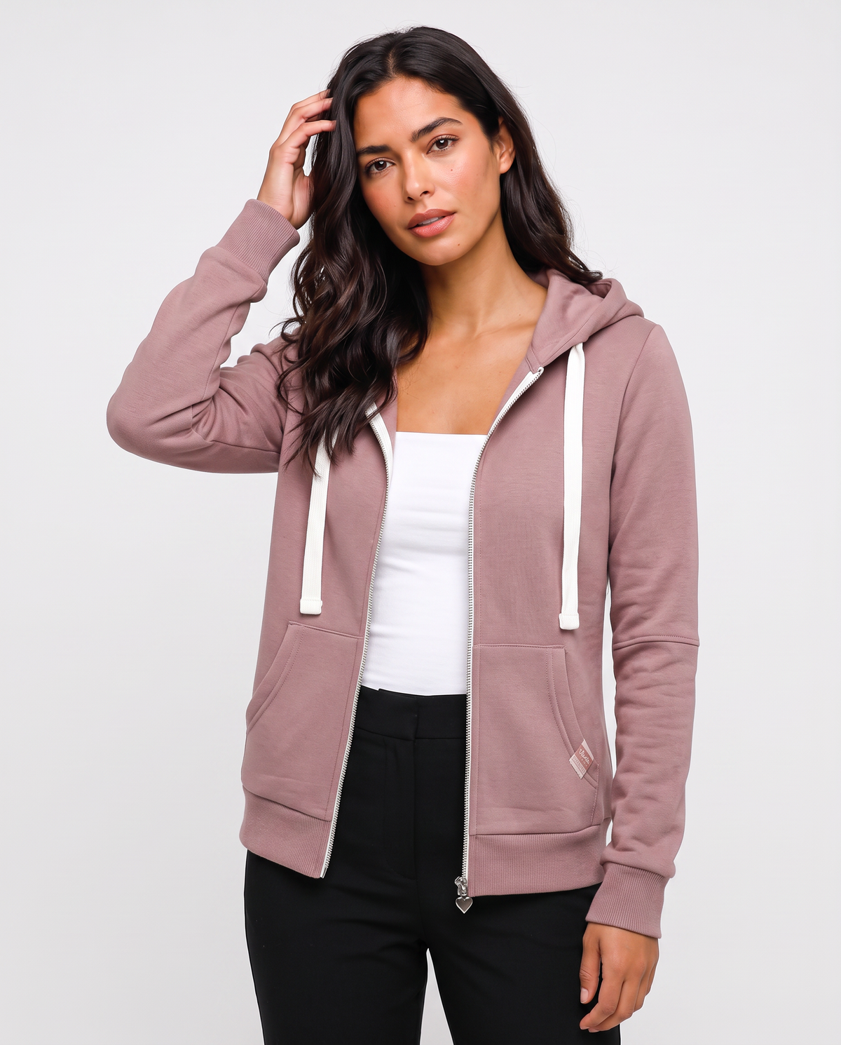 Virelle | Sweat à Capuche Zippé Femme