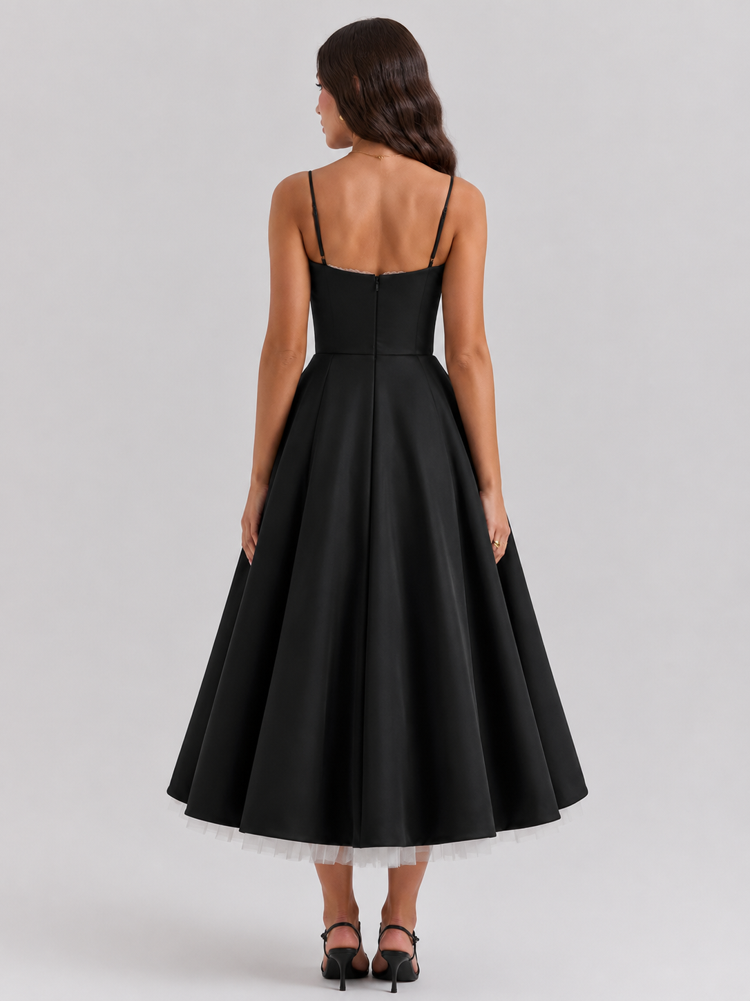 Virelle | Robe Midi Ajustée En Jersey