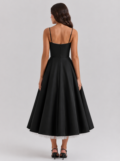 Virelle | Robe Midi Ajustée En Jersey