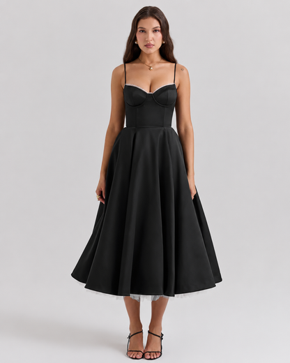 Virelle | Robe Midi Ajustée En Jersey