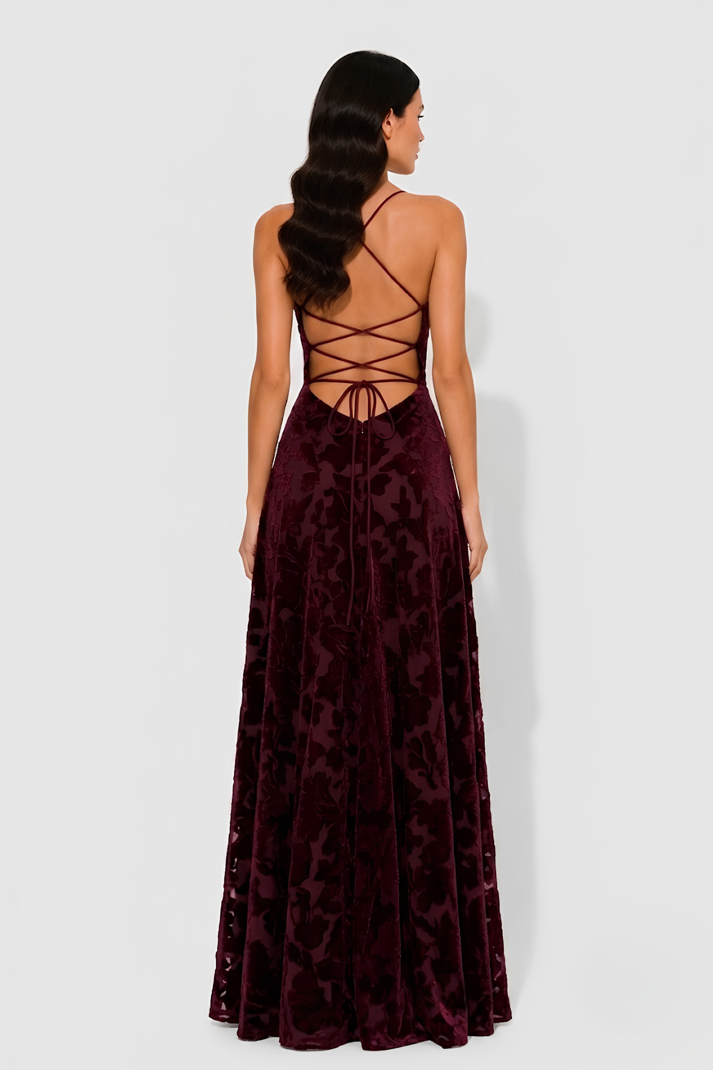 Virelle | Robe Longue Drapée À Encolure Cœur