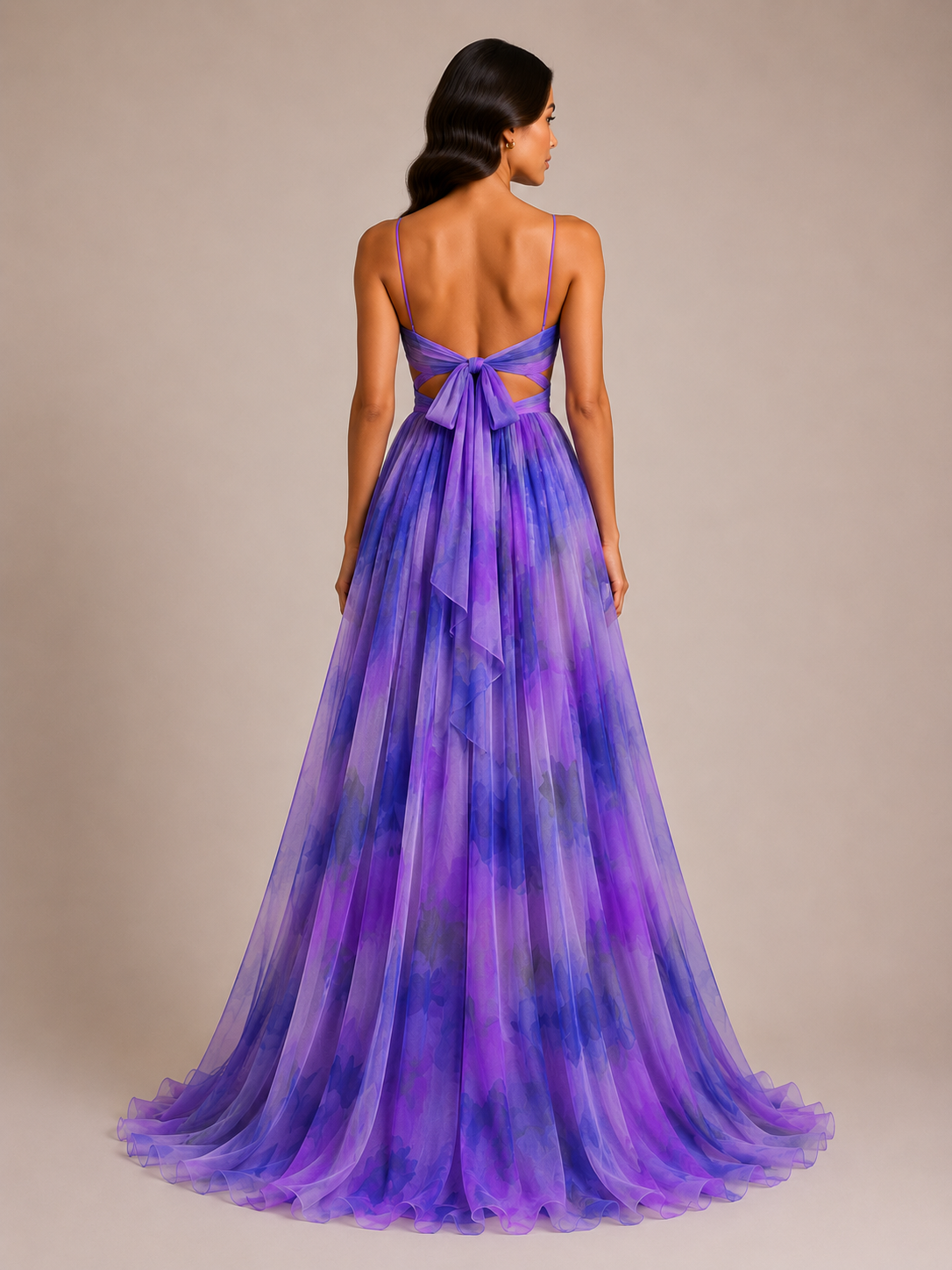 Virelle | Robe Longue Fleurie À Taille Haute Et Bretelles Réglables