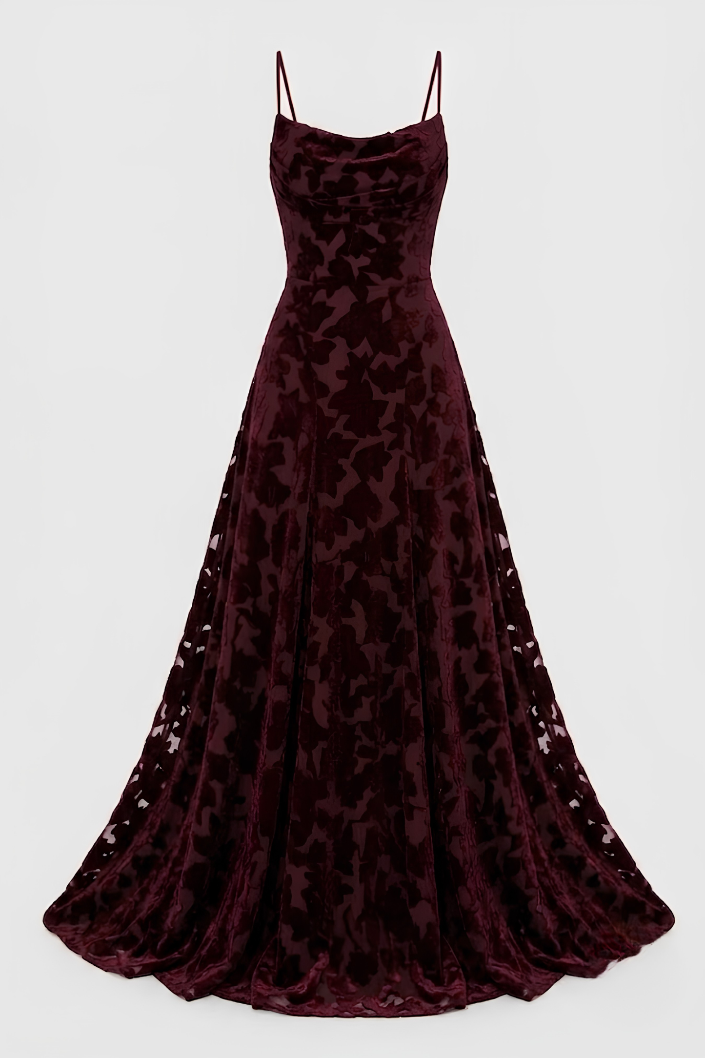 Virelle | Robe Longue Drapée À Encolure Cœur