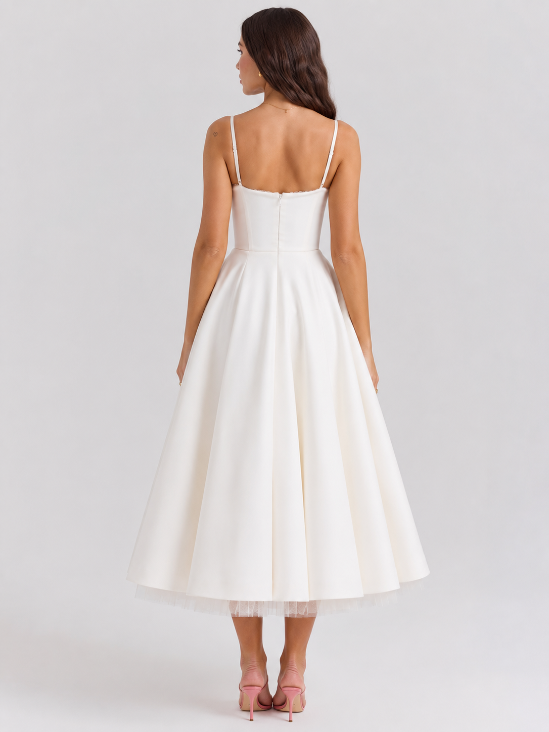 Virelle | Robe Midi Ajustée En Jersey