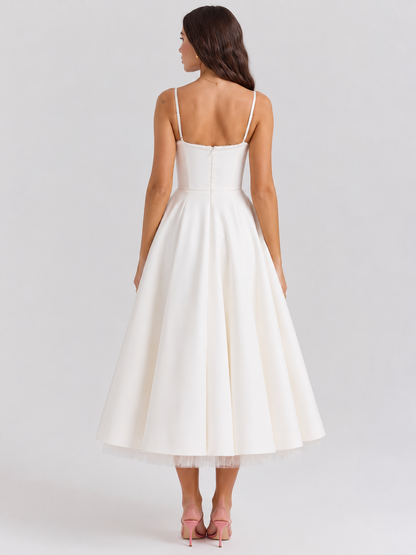 Virelle | Robe Midi Ajustée En Jersey
