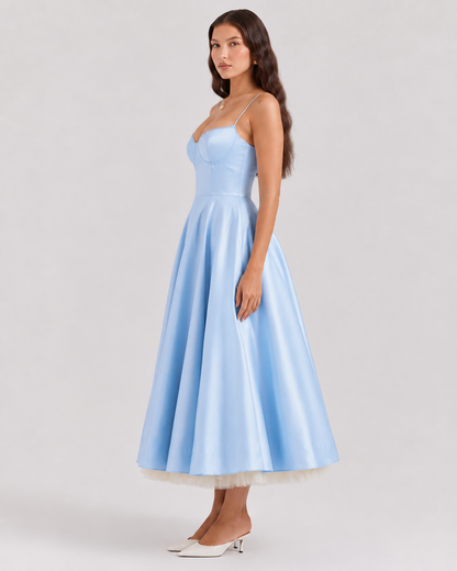 Virelle | Robe Midi Ajustée En Jersey