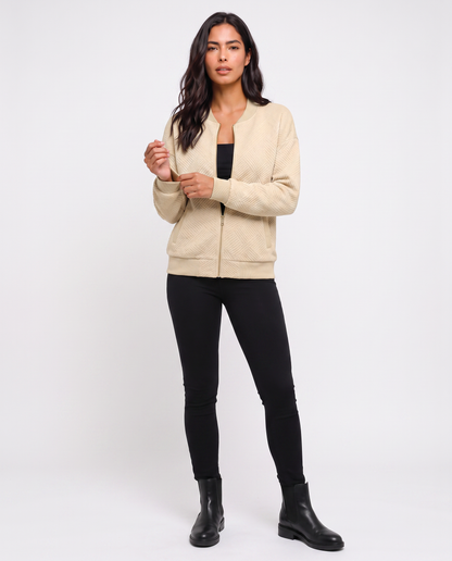 Virelle | Bomber Léger Femme Zippé