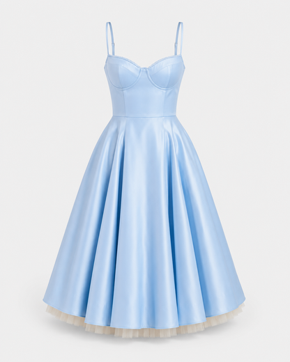 Virelle | Robe Midi Ajustée En Jersey
