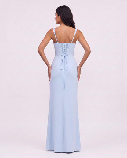 Virelle | Robe Maxi Corset Fendue
