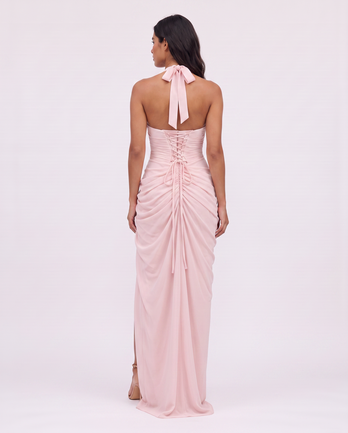 Virelle | Robe Maxi Halter Fendue