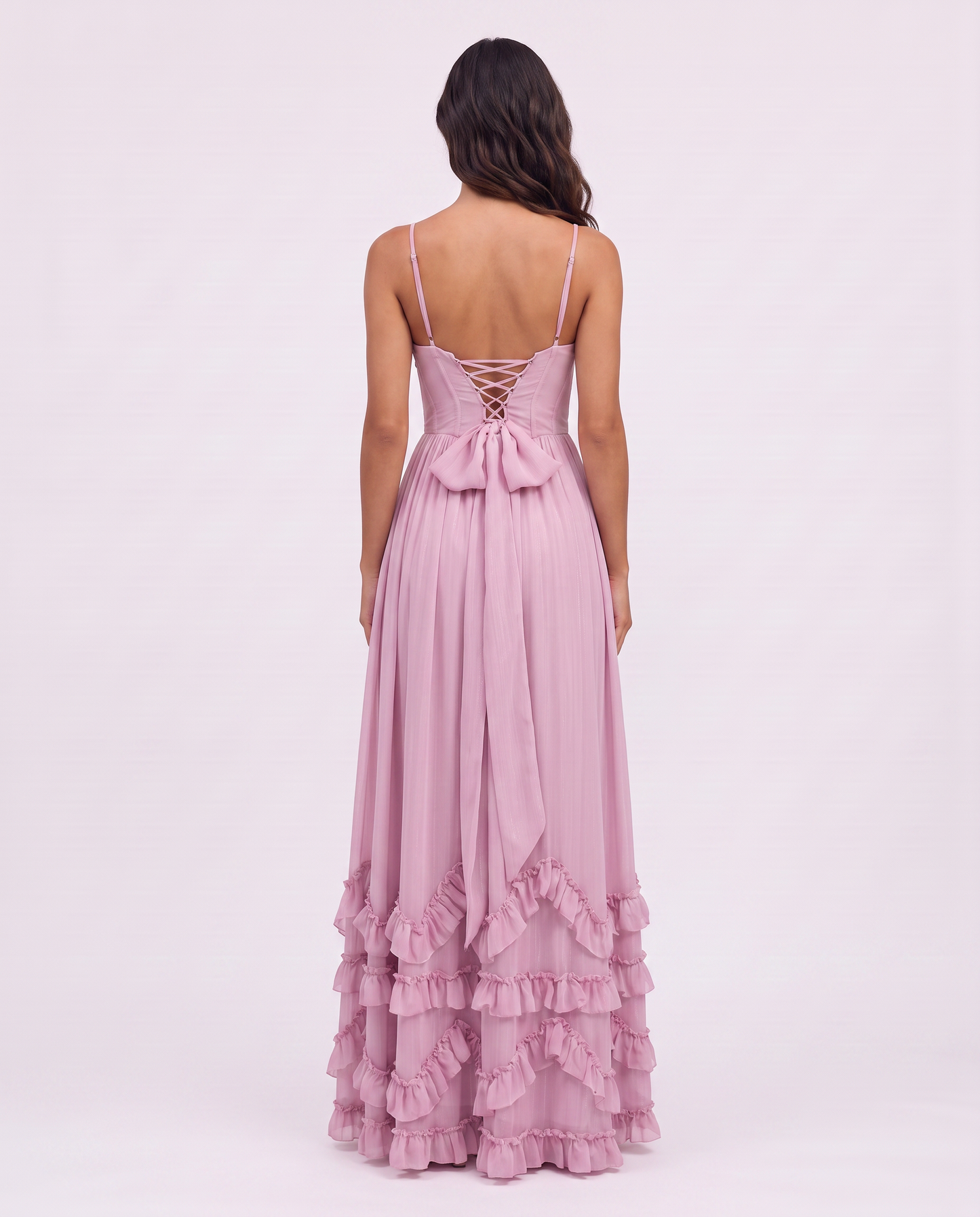 Virelle | Robe Maxi Fleurie À Volants