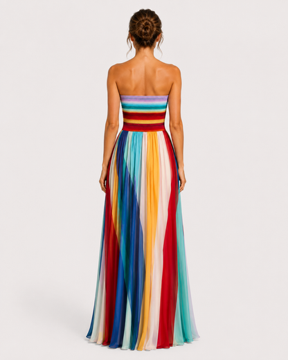Virelle | Robe Longue Moderne À Coupe Fluide