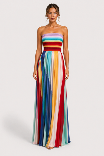 Virelle | Robe Longue Moderne À Coupe Fluide