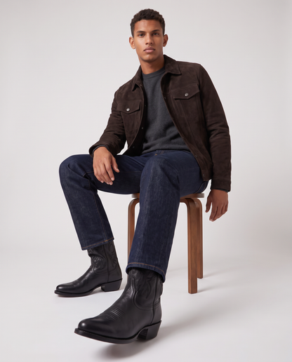 Virelle | Bottes Cowboy Homme en Cuir Brodé