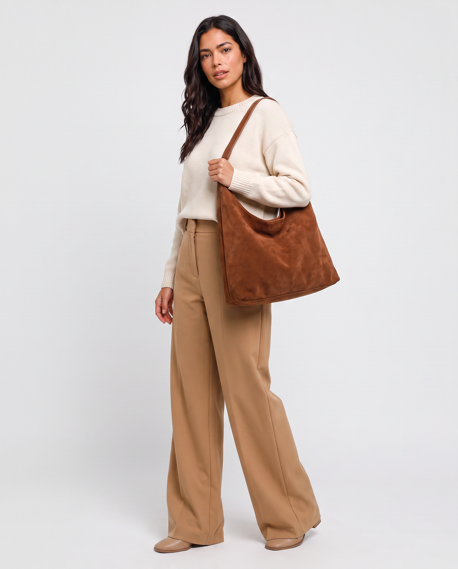 Virelle | Sac Cabas Femme en Daim