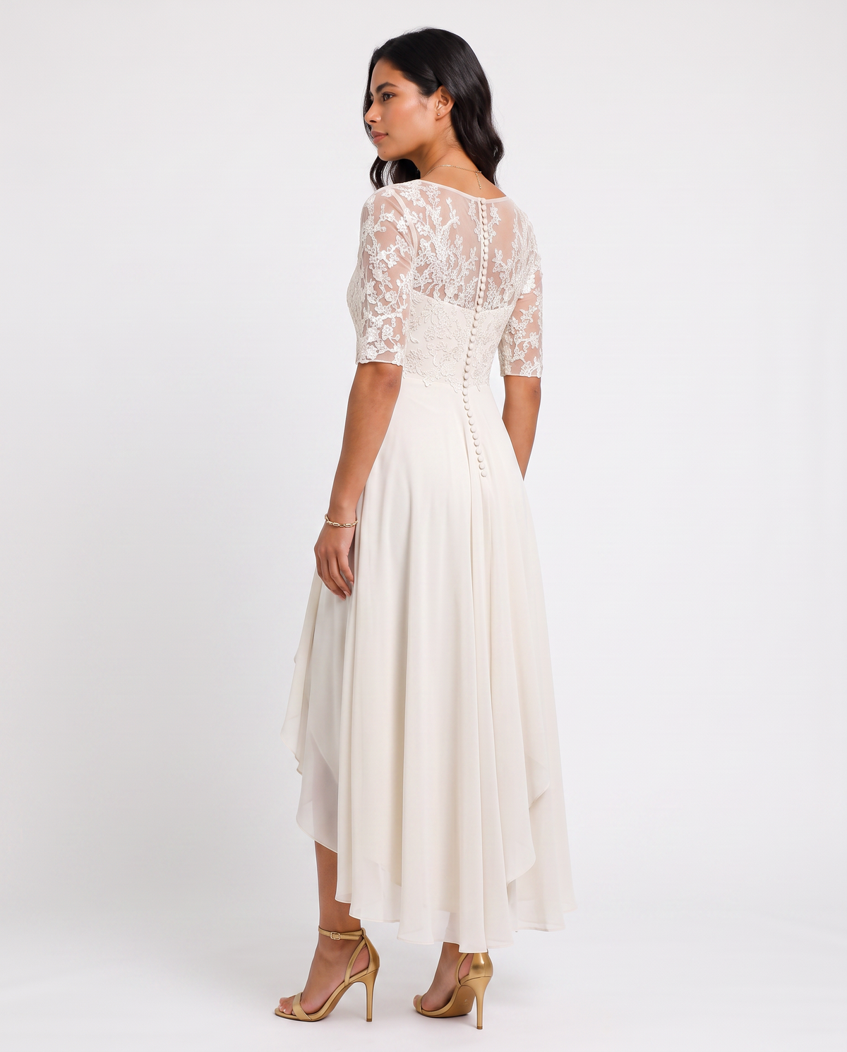 Virelle | Robe Élégante Femme en Dentelle