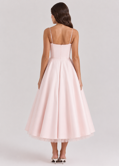 Virelle | Robe Midi Ajustée En Jersey