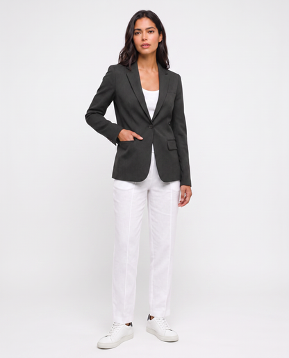 Virelle | Blazer Ajusté Femme à Un Bouton