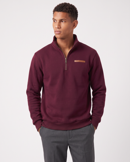 Virelle | Pull Homme à Col Montant Demi-Zip