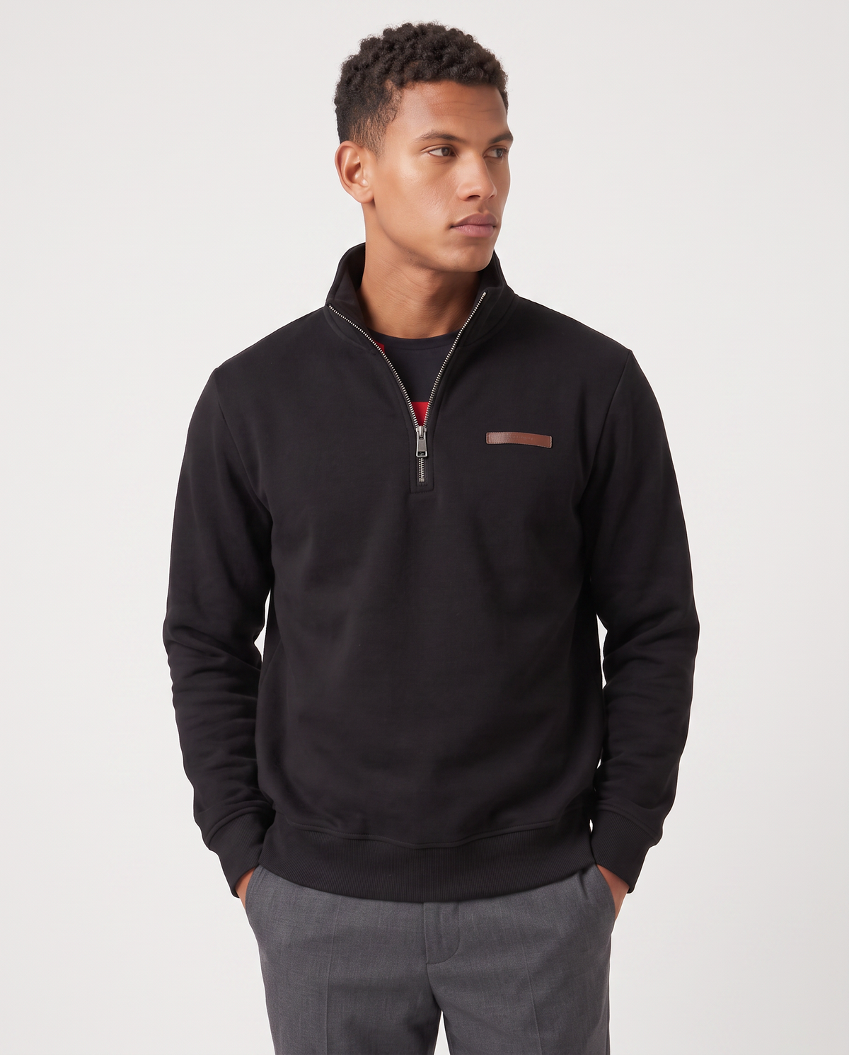 Virelle | Pull Homme à Col Montant Demi-Zip
