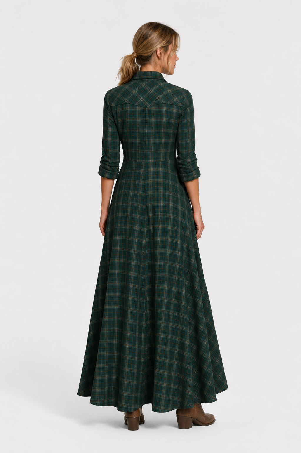 Virelle | Robe Chemise Fluide Avec Col Et Boutons