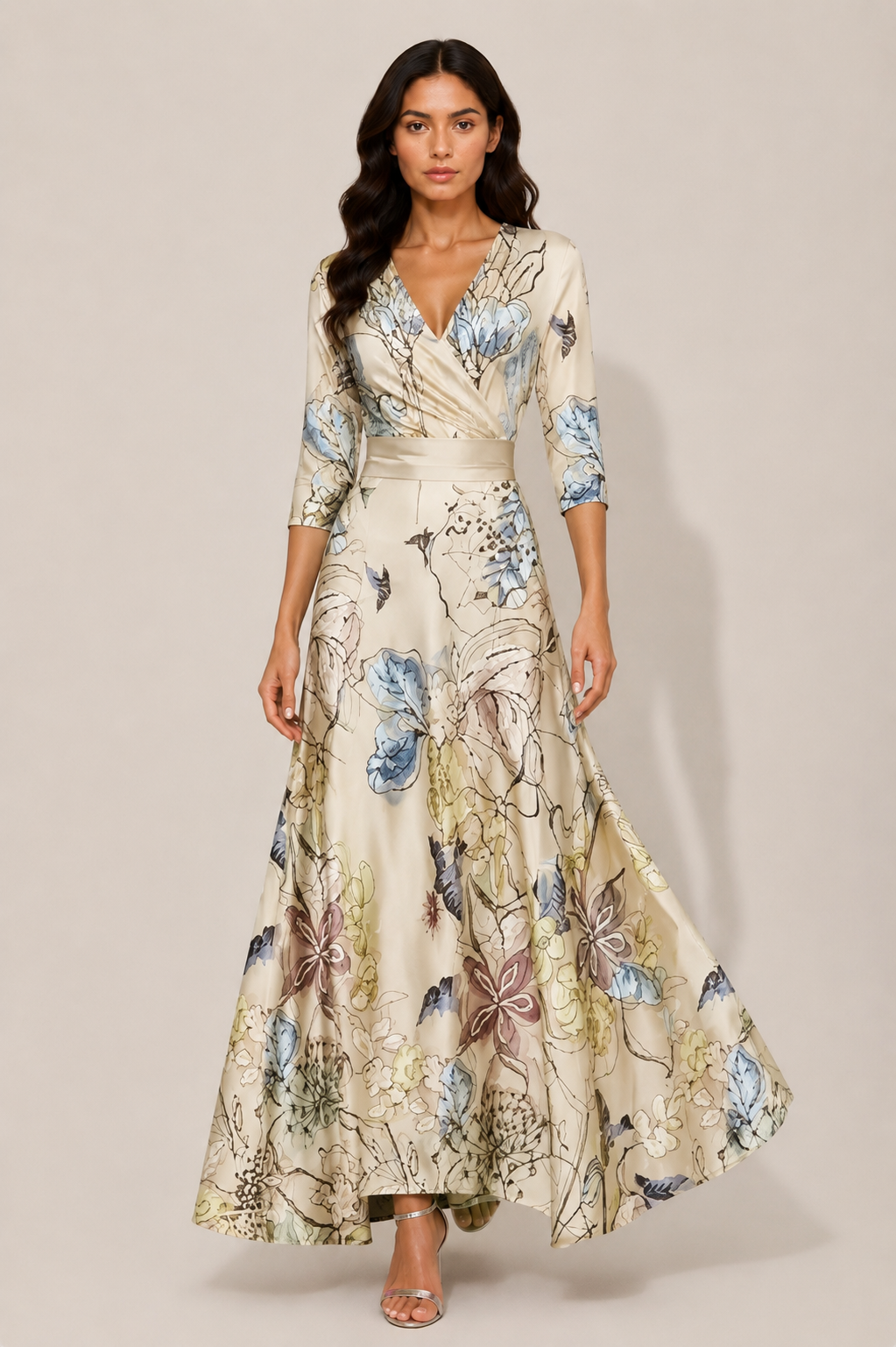 Virelle | Robe Fluide À Décolleté Croisé En V