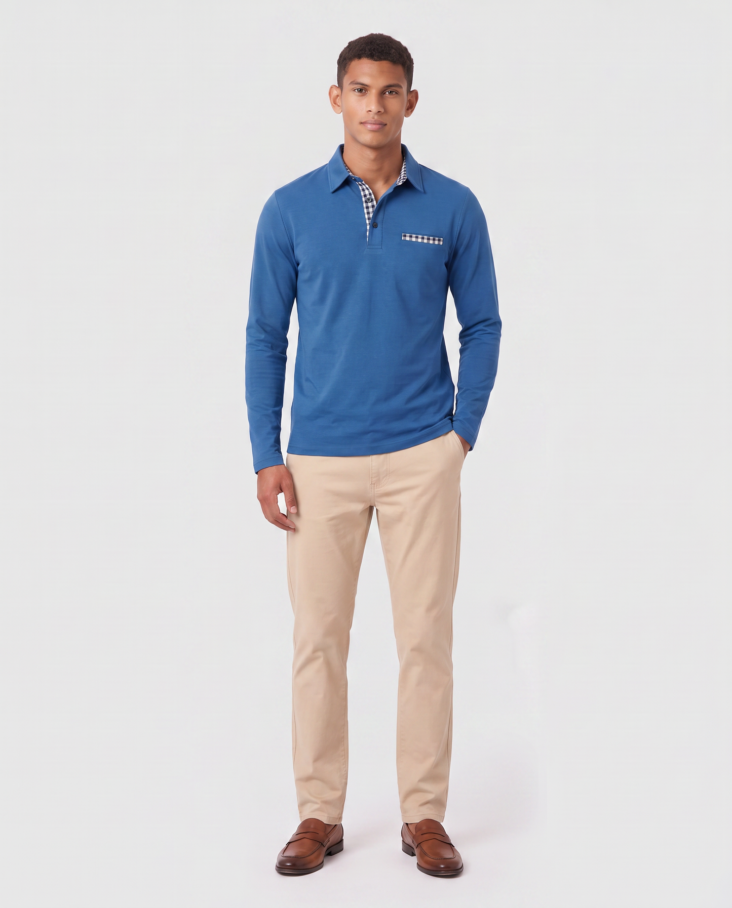 Virelle | Polo Homme Casual Manches Longues