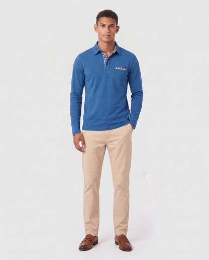 Virelle | Polo Homme Casual Manches Longues