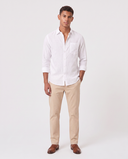 Virelle | Chemise Homme En Lin Décontractée
