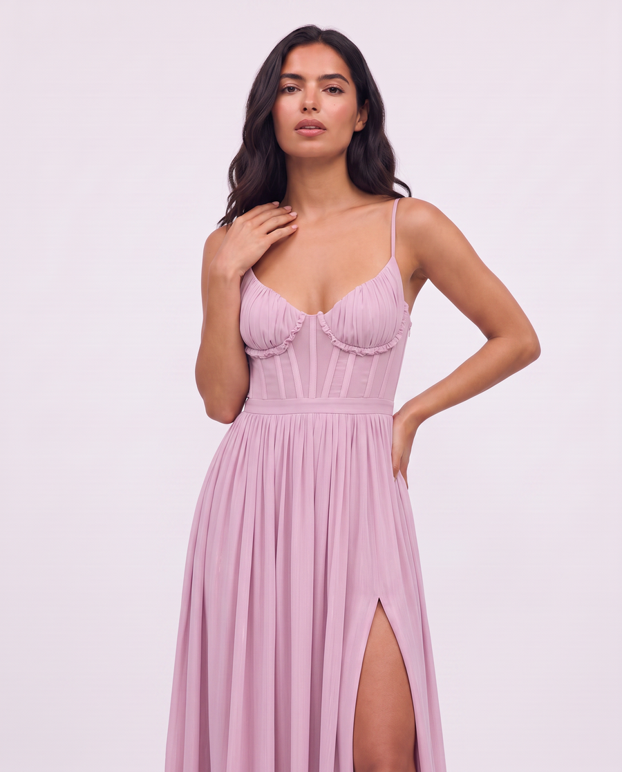 Virelle | Robe Maxi Fleurie À Volants