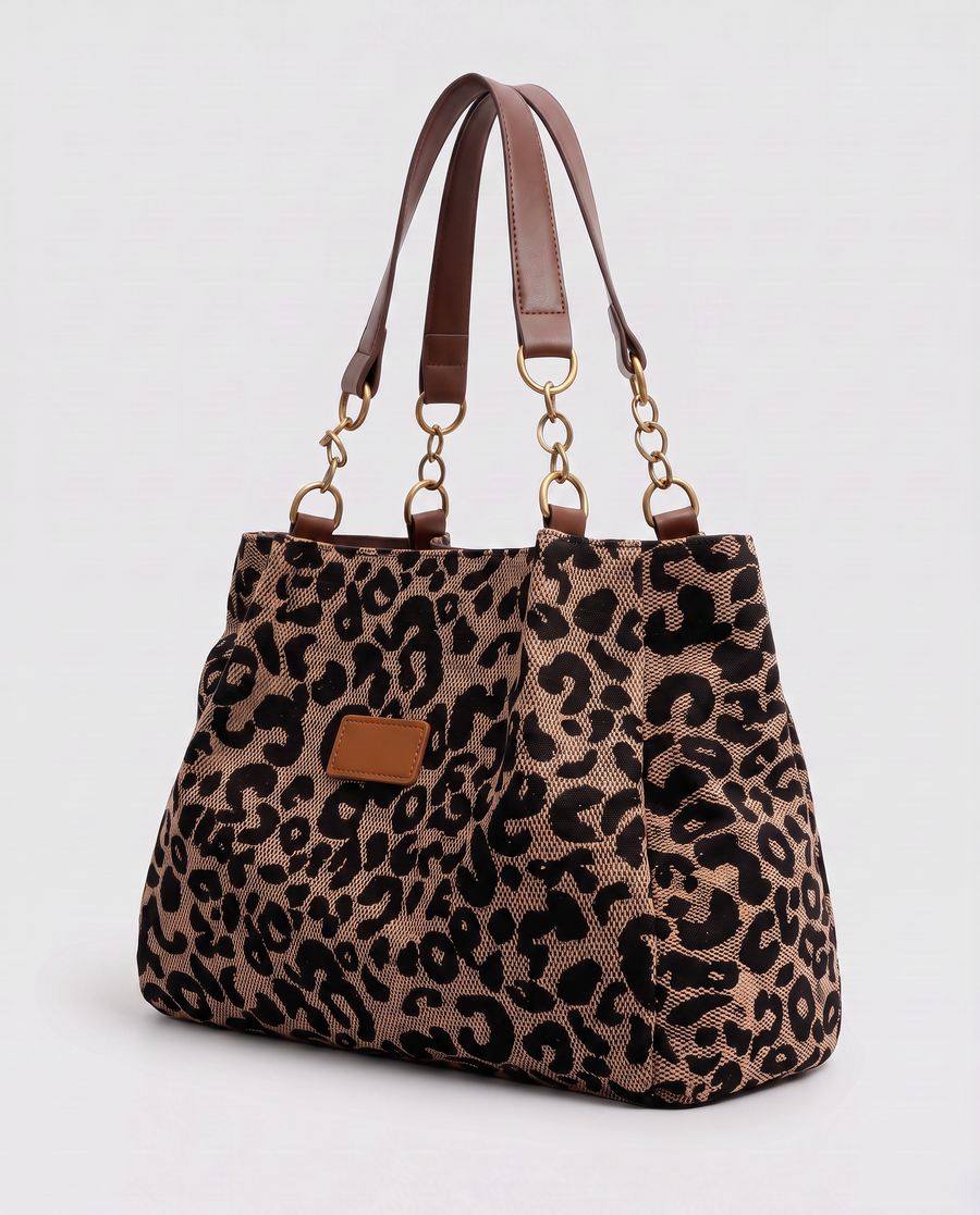 Virelle | Sac Cabas Femme Imprimé Léopard
