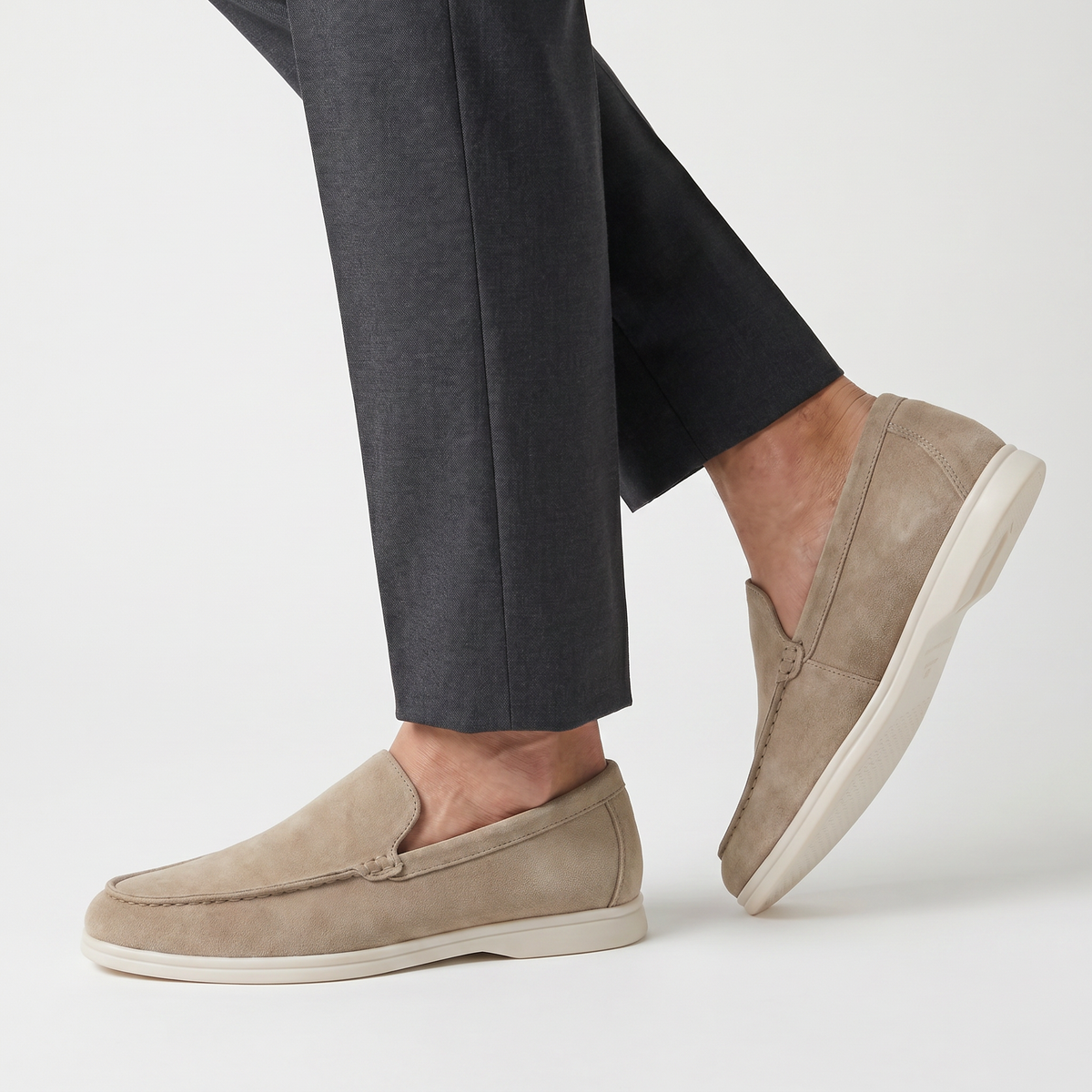 Virelle | Mocassins Décontractés Homme en Daim