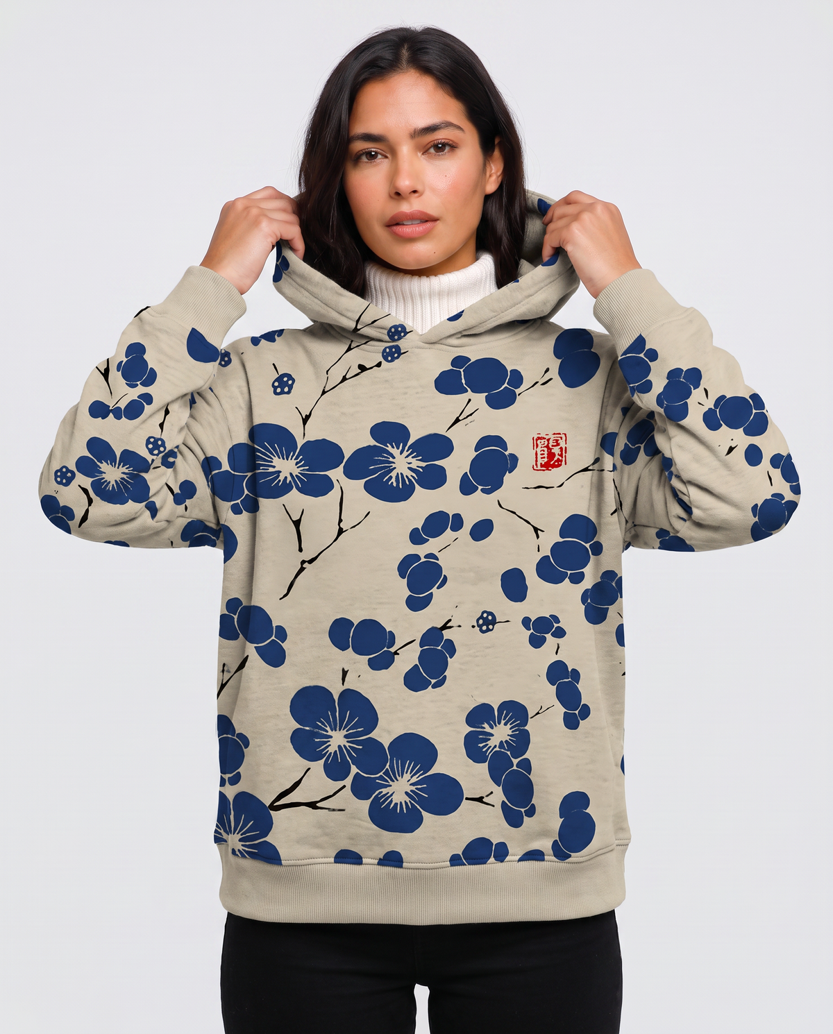 Virelle | Sweat à Capuche Graphique Femme