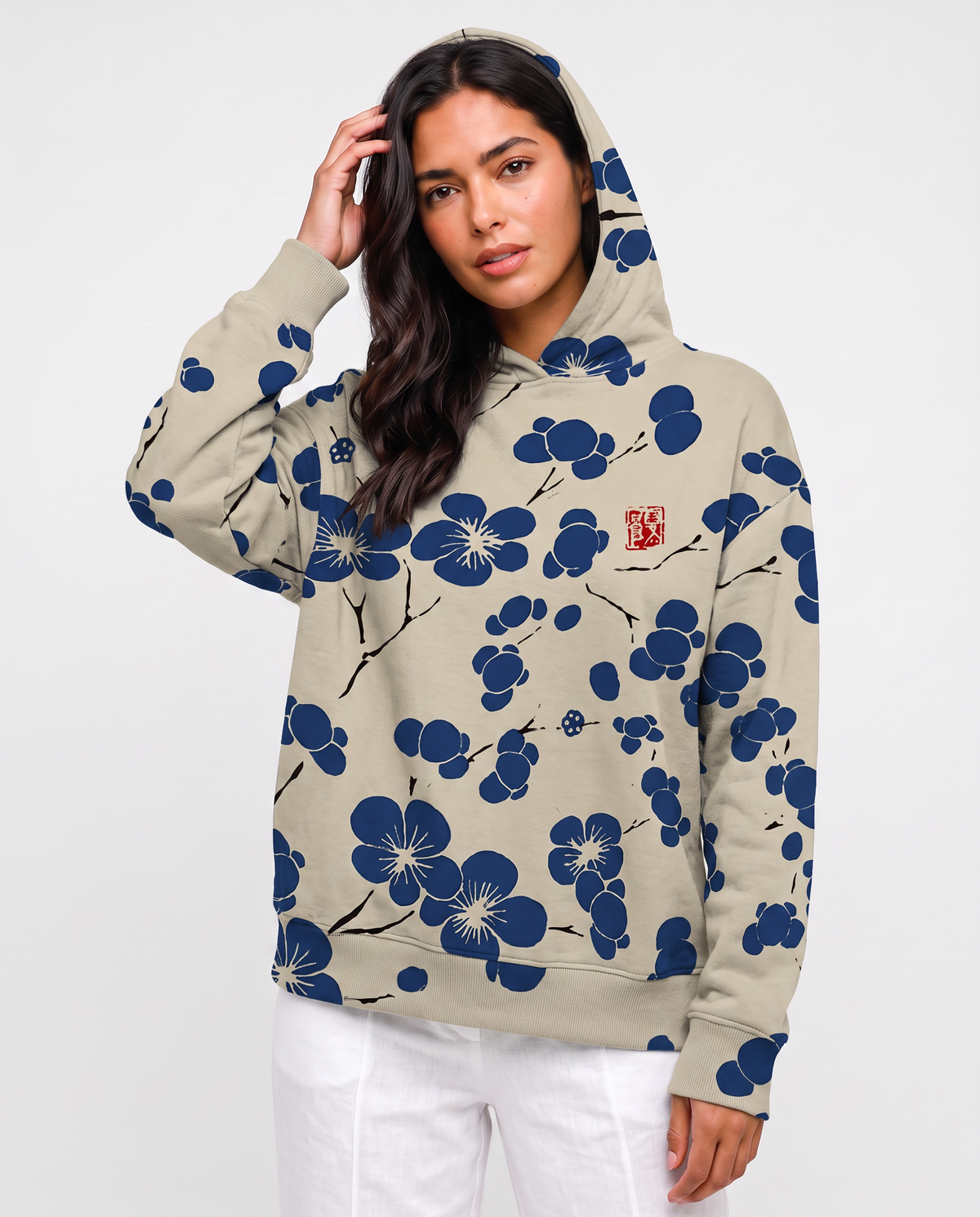 Virelle | Sweat à Capuche Graphique Femme