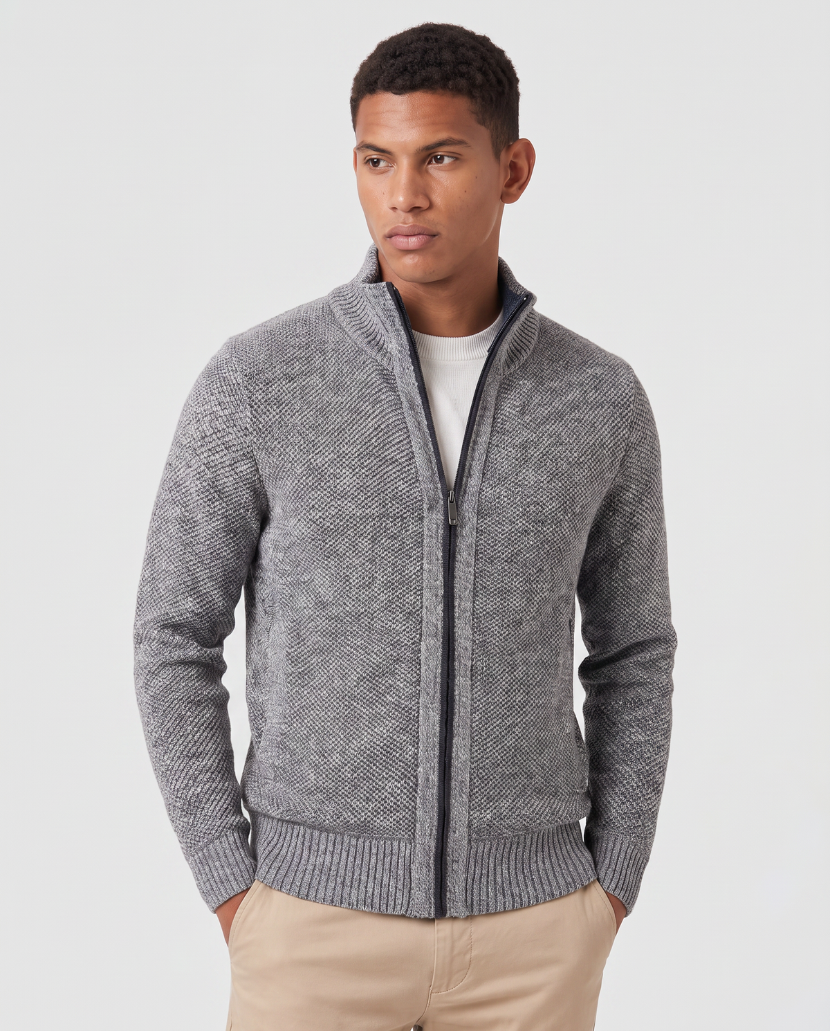 Virelle | Gilet Col Montant Homme