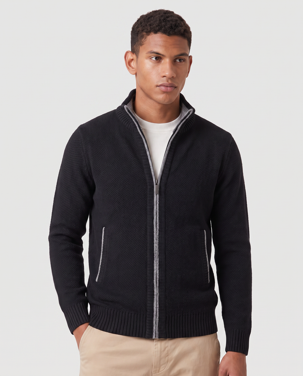 Virelle | Gilet Col Montant Homme