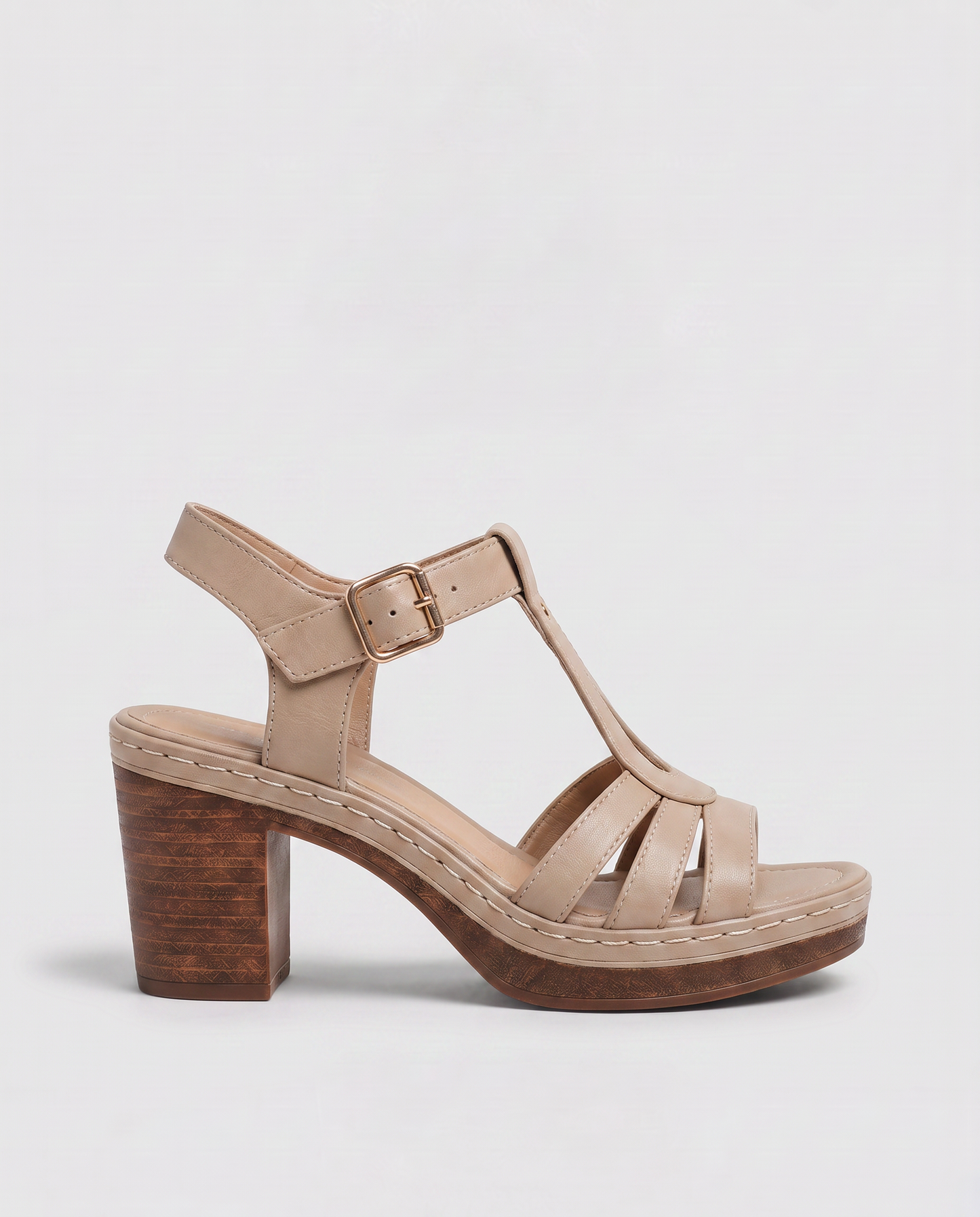 Virelle | Sandales Femme À Talon Carré Avec Brides Réglables