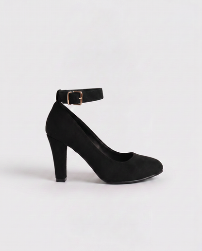 Virelle | Escarpins Femme À Bout Pointu Et Talon Bloc Avec Bride Cheville