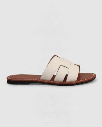 Virelle | Sandales Femme Plates À Enfiler Avec Semelle Antidérapante