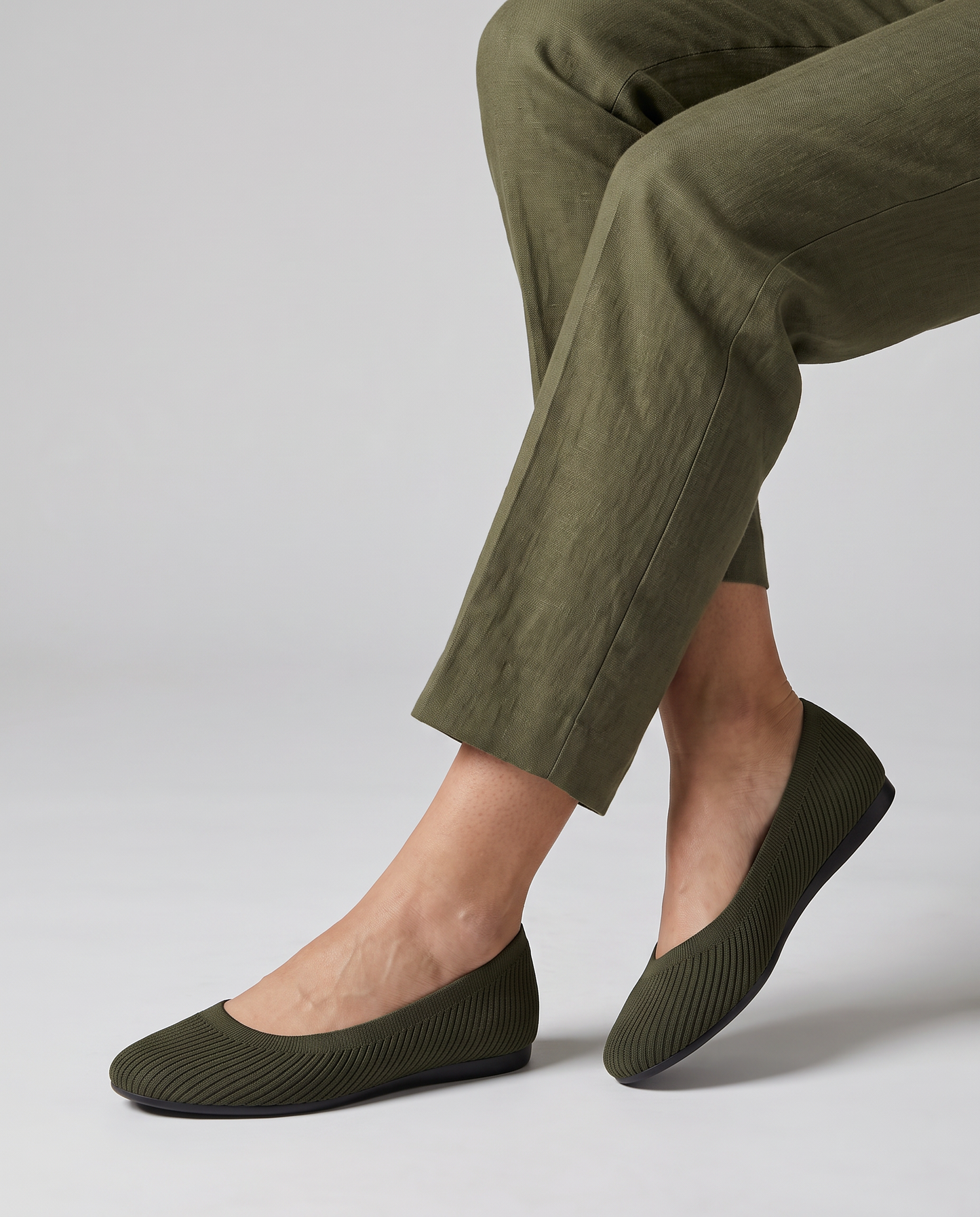 Virelle | Ballerines Femme En Maille À Enfiler Confort