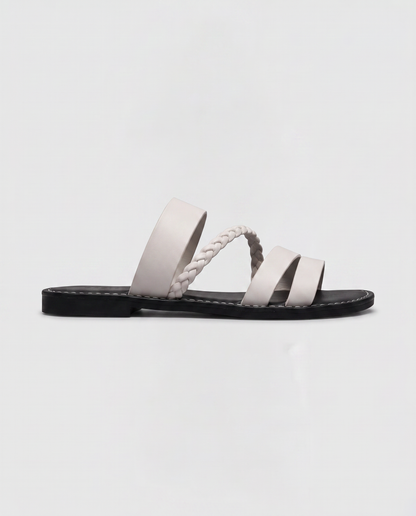 Virelle | Sandales Plates Femme À Brides Tressées